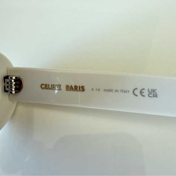 NEW!!! Celine Triomphe White Sunglasses CL40194U 25A Authentic Retail 580$ - Picture 6 of 8